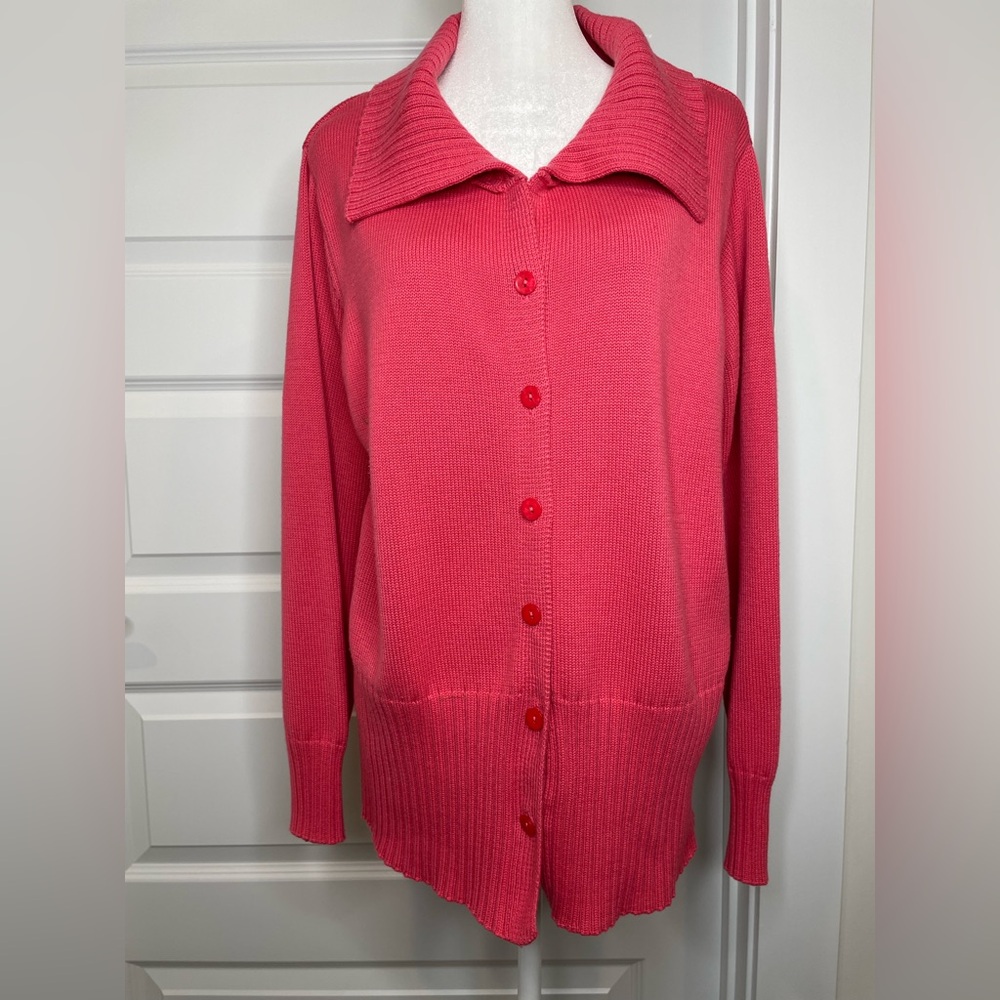 C.L.C Women's Rose Cardigan Size Large